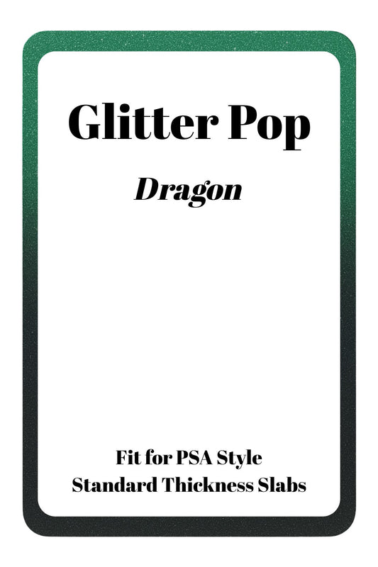 Glitter Pop Silicone PSA Slab Bumper – Sparkle Protection for Graded Cards