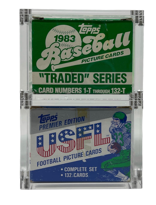 Traded Set Acrylic Display Box – Stackable Showcase for “Traded” Style Boxes