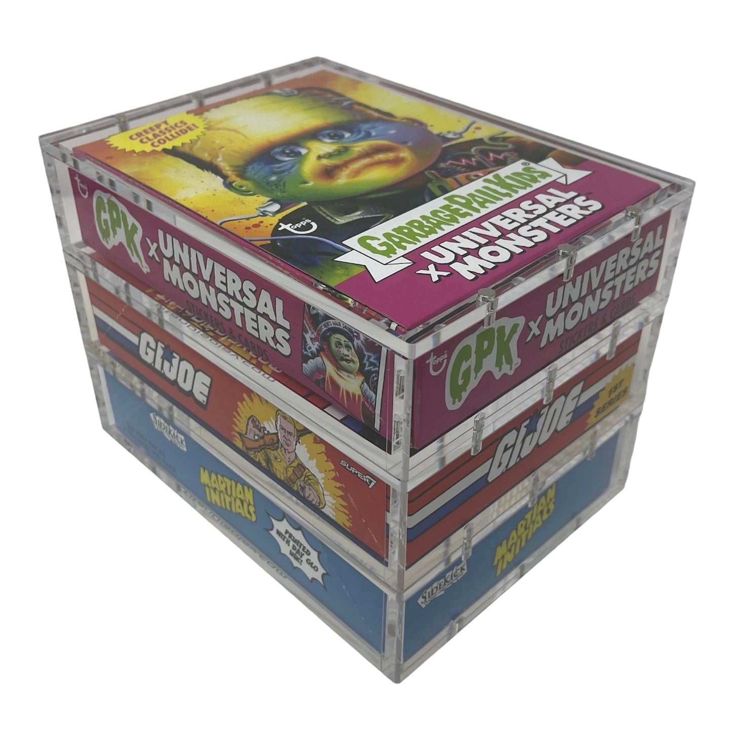 Sidekick Box Acrylic Display – Stackable Showcase for Sidekick Wax Pack Boxes