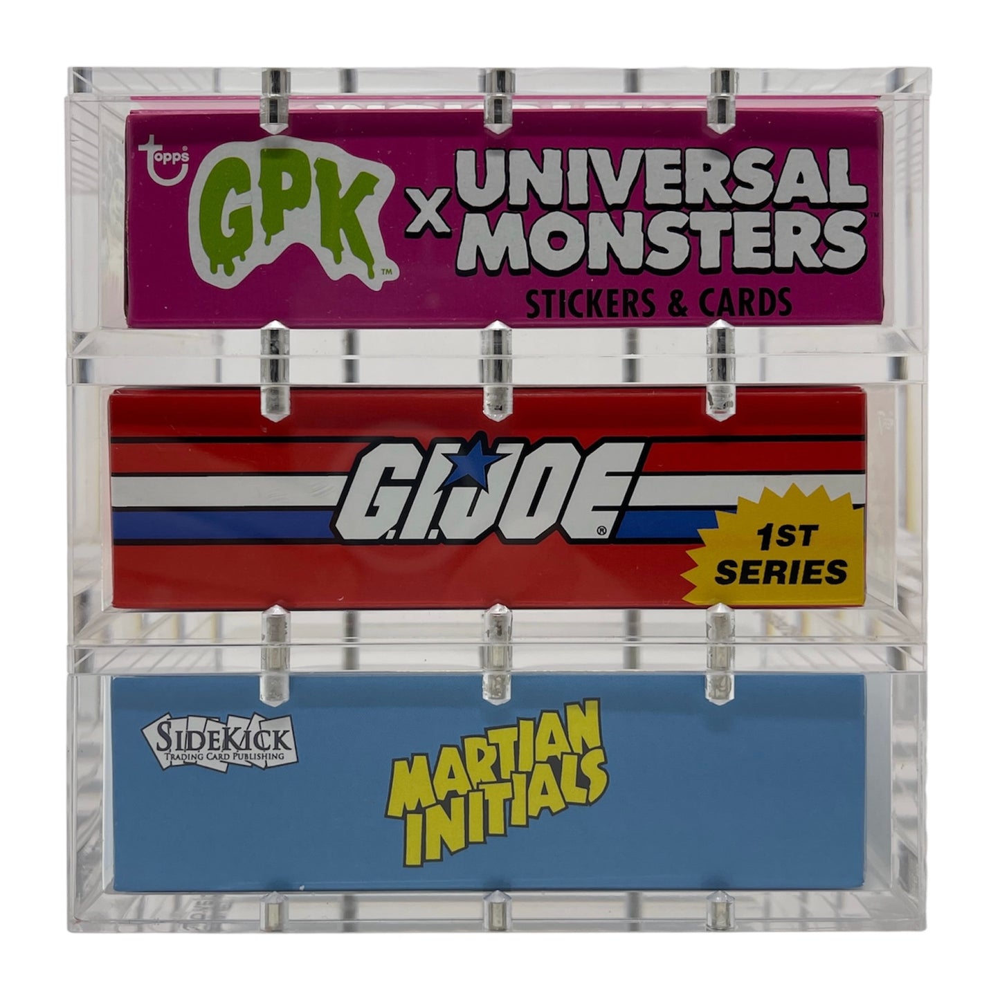 Sidekick Box Acrylic Display – Stackable Showcase for Sidekick Wax Pack Boxes
