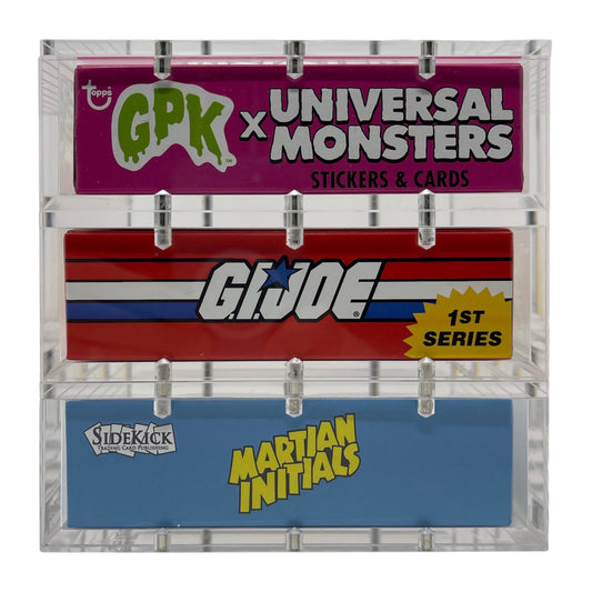 Sidekick Box Acrylic Display – Stackable Showcase for Sidekick Wax Pack Boxes