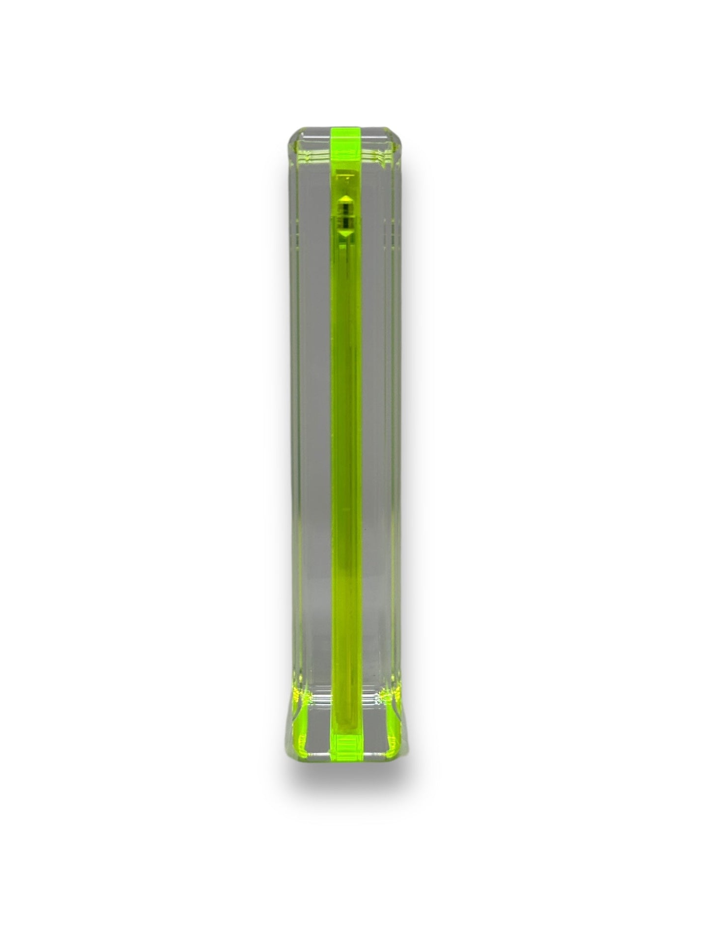 Graded Card Display Case for PSA Style Slabs with Neon Green Acrylic