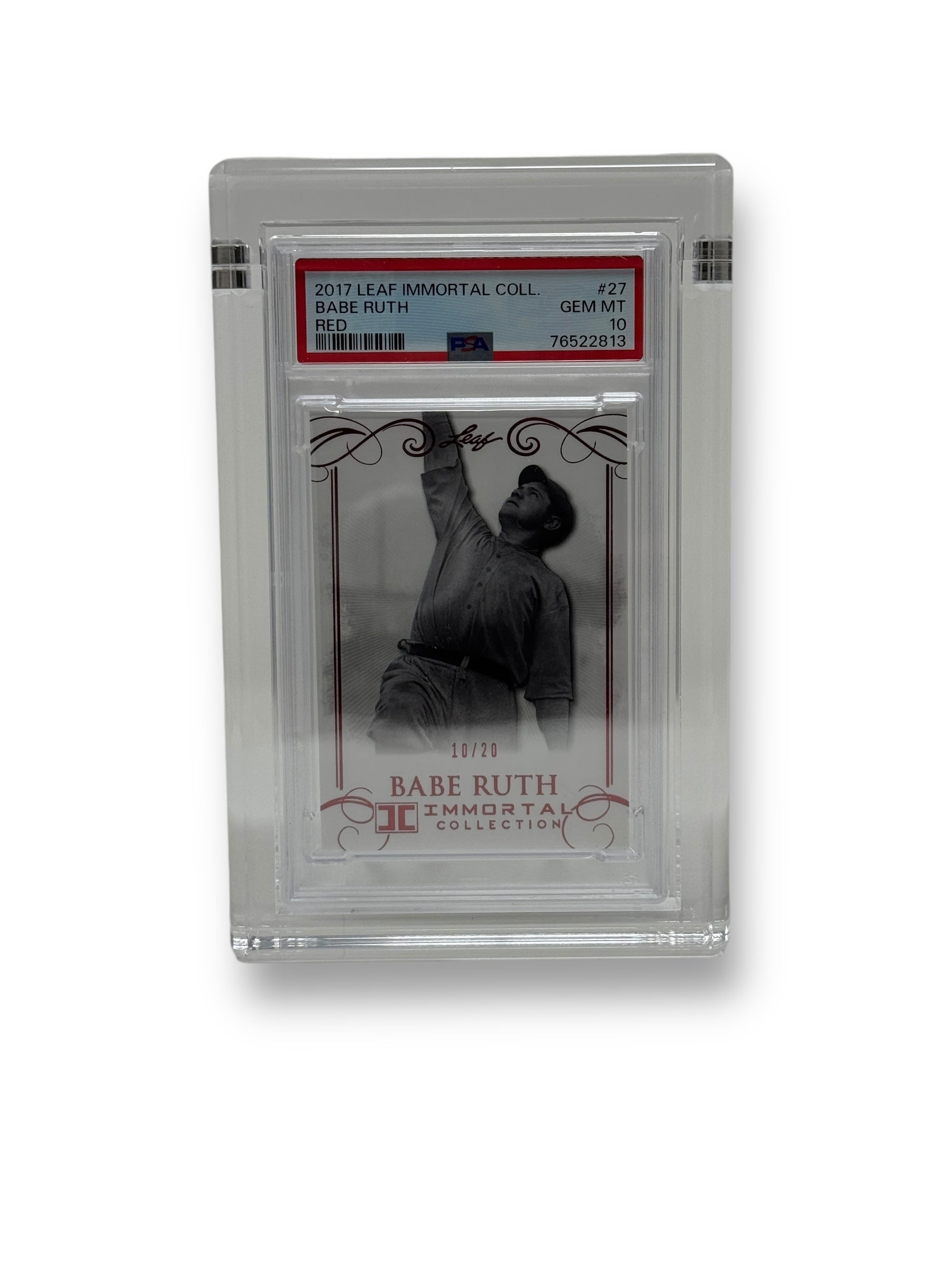Thick PSA-Style Graded Card Display Case Acrylic Magnetic Holder Thick PSA-Style Graded Card Display Case Acrylic Magnetic Holder