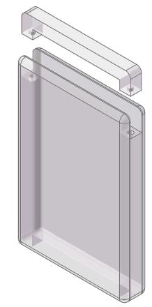 Standard PSA-Style Graded Card Display Case – Acrylic Magnetic Holder