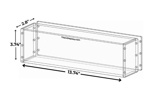 Tiffany Set Acrylic Display Case – Magnetic, Stackable Collector Box