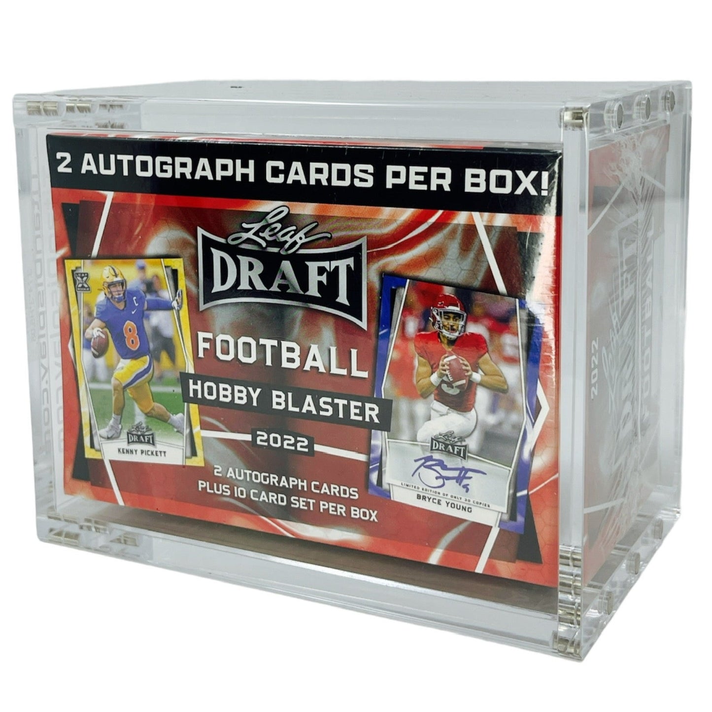 Blaster Acrylic Display Box – Stackable Showcase for Sport, TCG & Non-Sport Retail Boxes