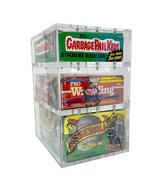 Wax Medium Acrylic Box – Magnetic, Stackable Display Case
