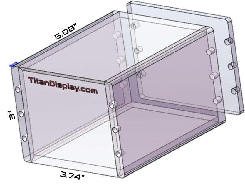 Blaster Acrylic Display Box – Stackable Showcase for Sport, TCG & Non-Sport Retail Boxes