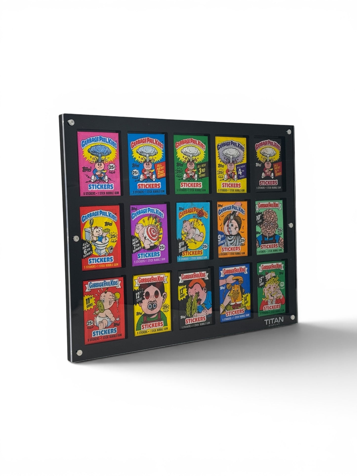 15-Pack Acrylic Horizontal Wall Display Case – Pack Showcase