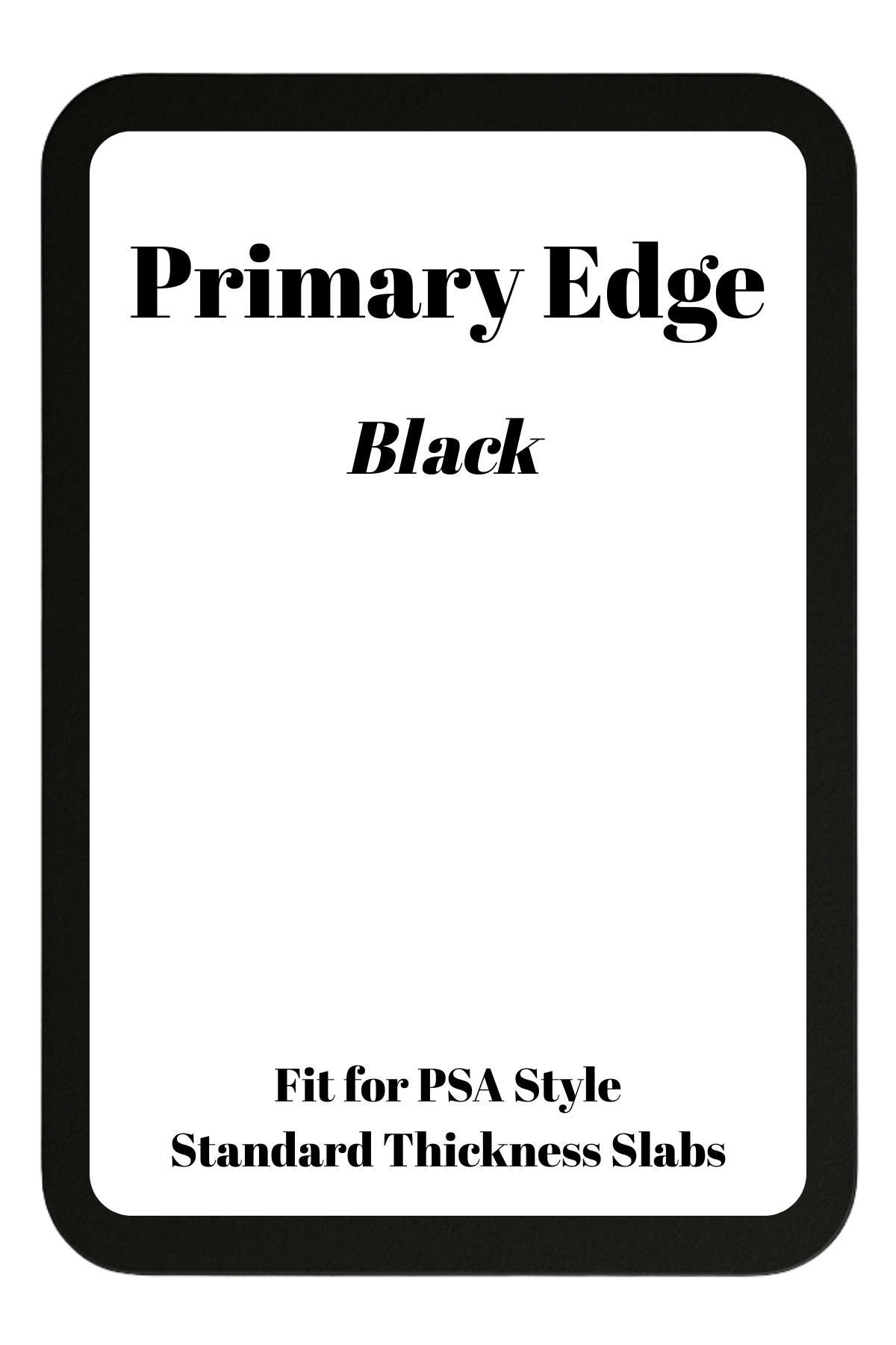 Primary Edge Solid Color PSA Slab Bumper – Protective Silicone for Graded Cards