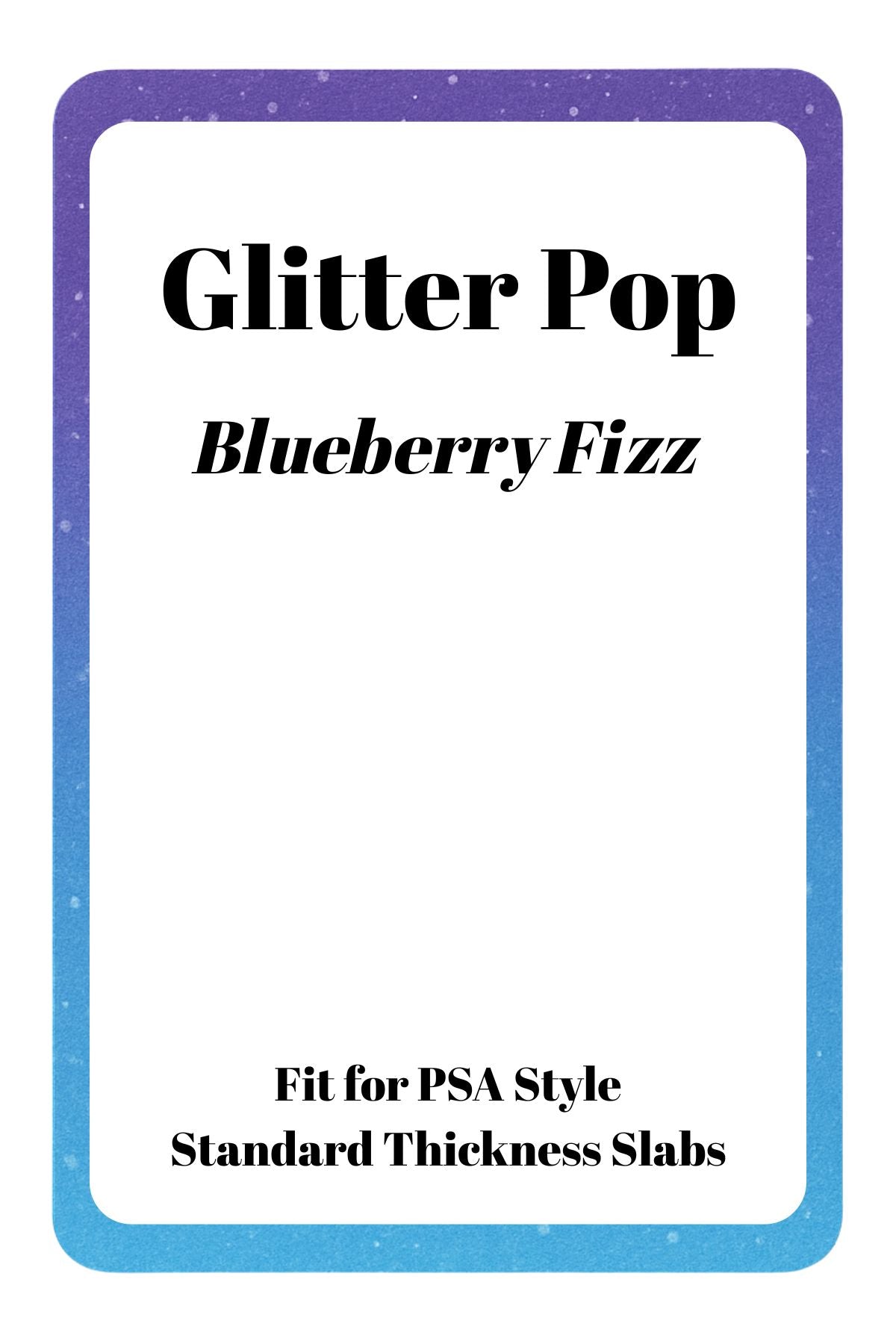 Glitter Pop Silicone PSA Slab Bumper – Sparkle Protection for Graded Cards