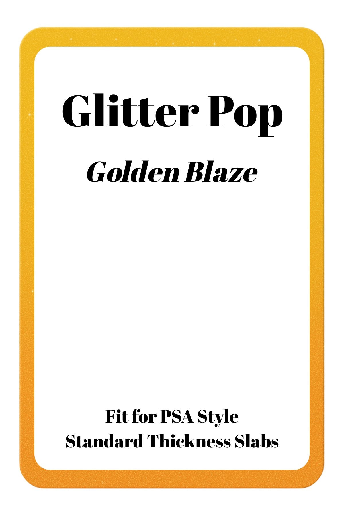 Glitter Pop Silicone PSA Slab Bumper – Sparkle Protection for Graded Cards