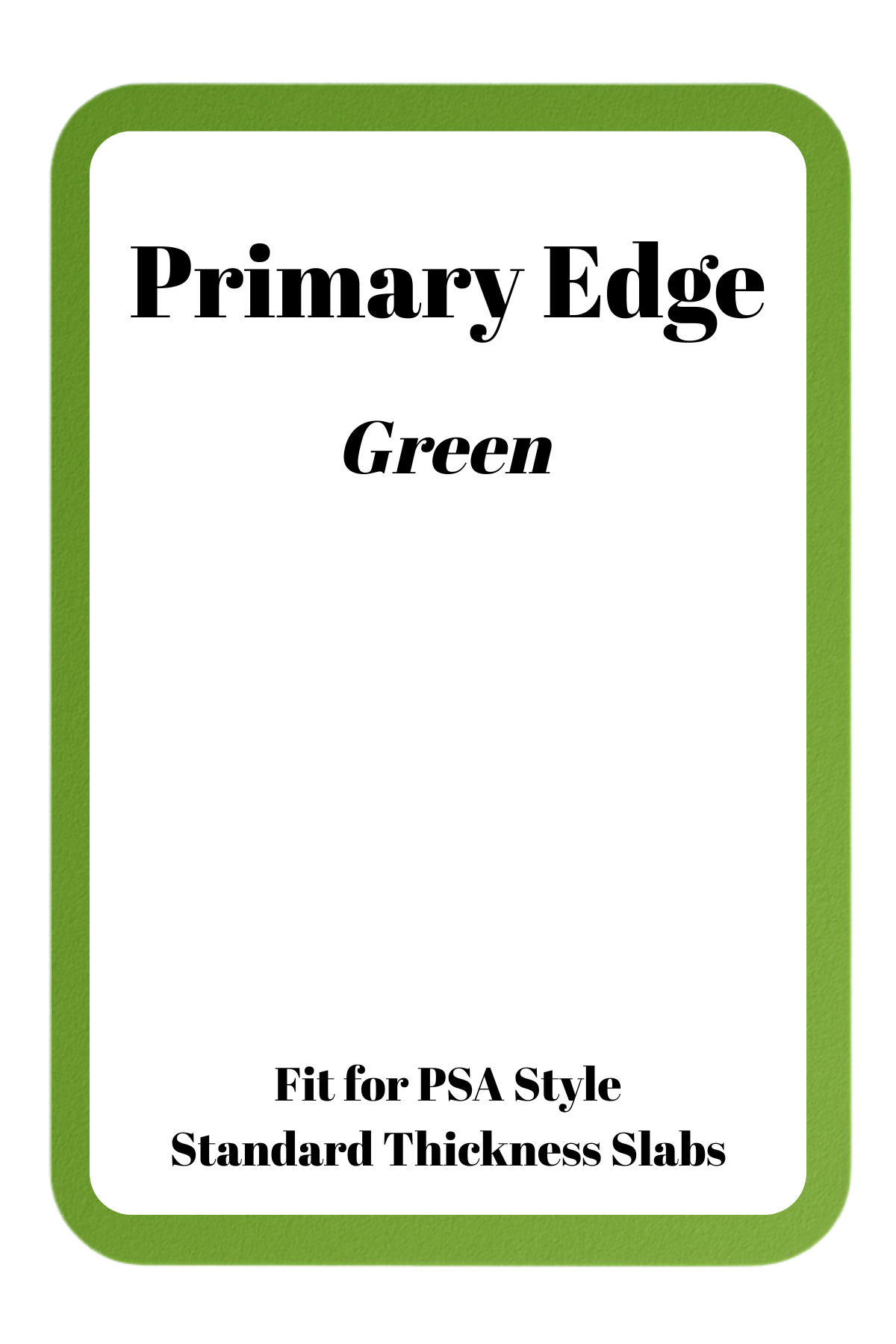 Primary Edge Solid Color PSA Slab Bumper – Protective Silicone for Graded Cards
