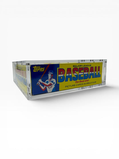 Cello Box Deep Acrylic Display Case – Magnetic, Stackable Collector Box