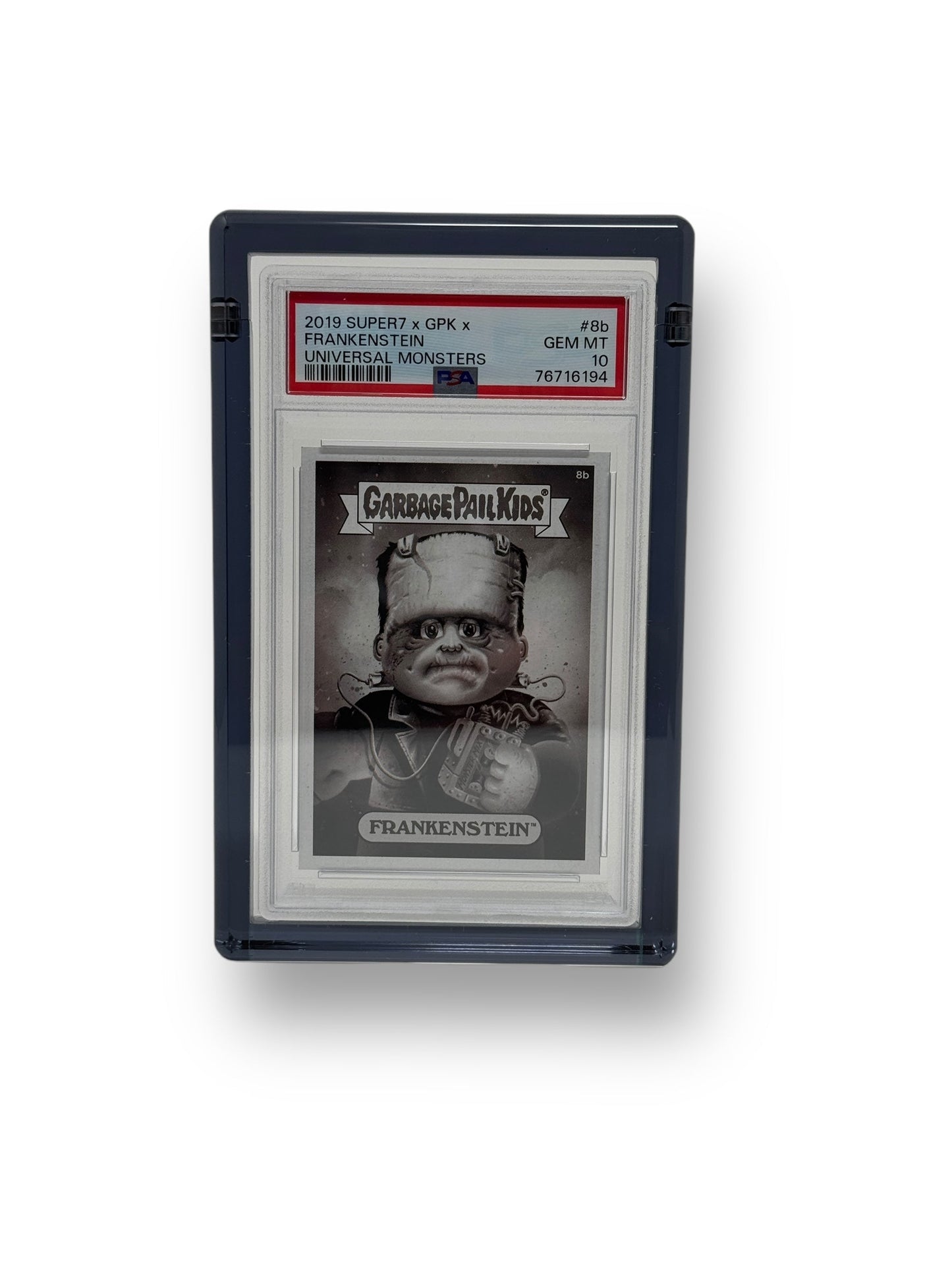 PSA Graded Card Slab Tinted Black