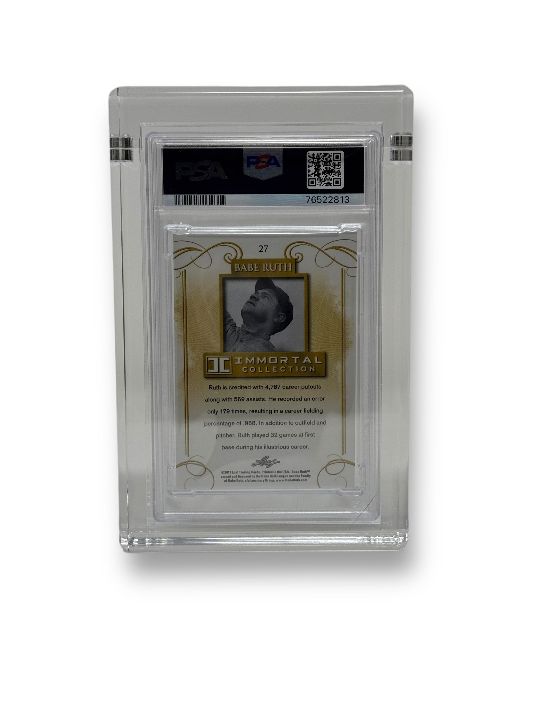 Thick PSA-Style Graded Card Display Case Acrylic Magnetic Holder Thick PSA-Style Graded Card Display Case Acrylic Magnetic Holder