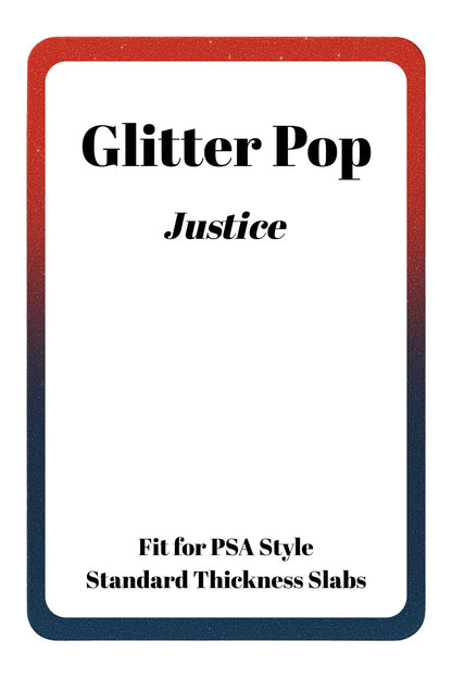 Glitter Pop Silicone PSA Slab Bumper – Sparkle Protection for Graded Cards