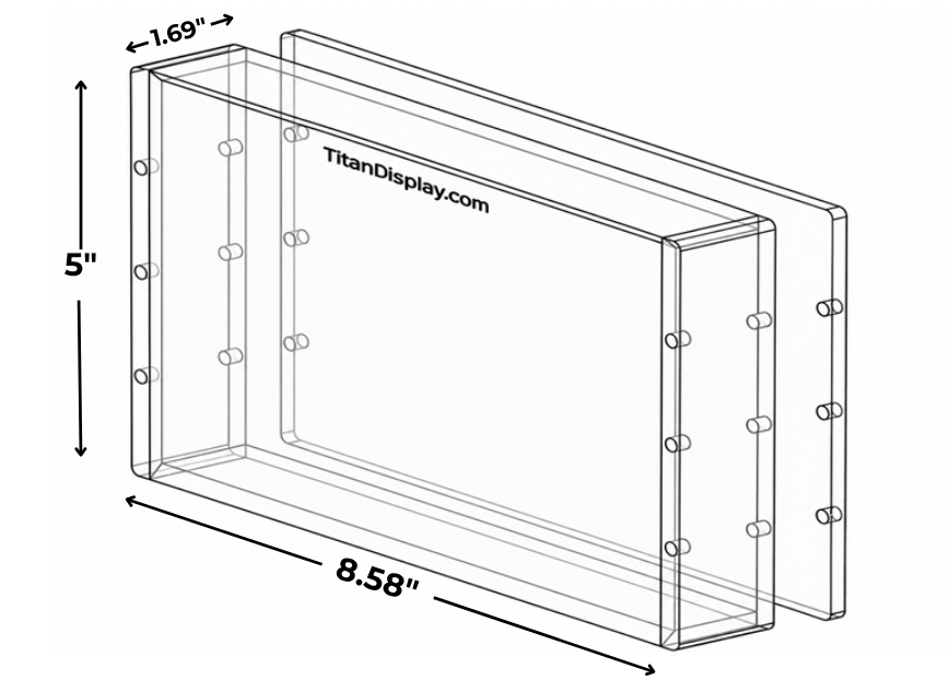 Non-Sport (and Sport) Collector Acrylic Display Box – Stackable Showcase