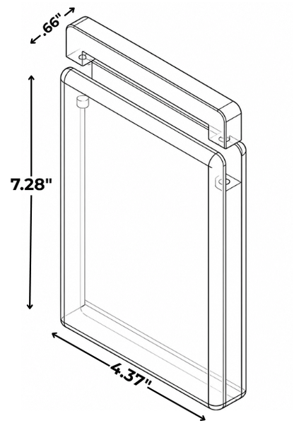 PSA-Style Pack Slab Display Case – Acrylic Magnetic Holder