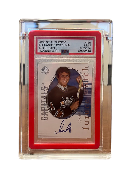 Graded Card Display Case w/ Silicone Bumper for PSA Style Slabs