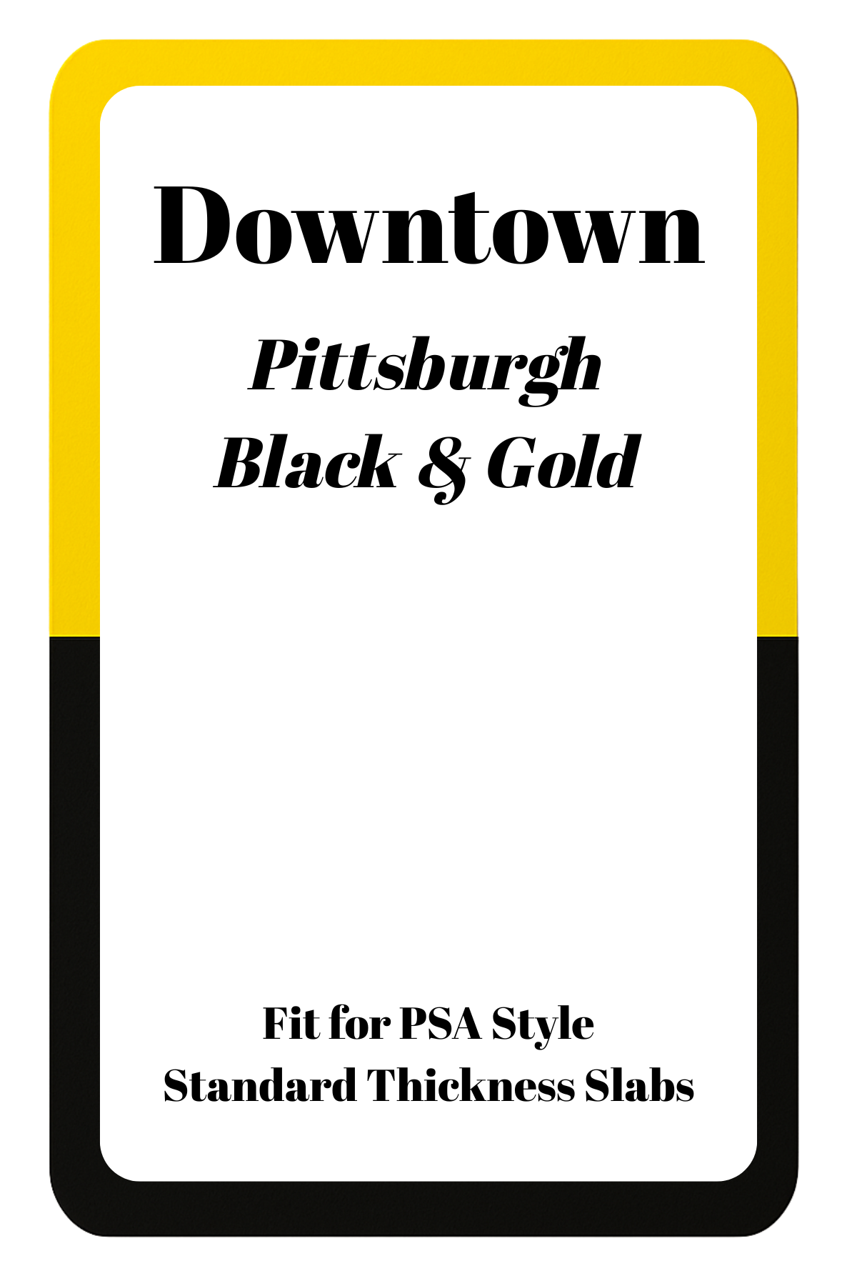Downtown Silicone PSA Slab Bumper – Team Color Protection for Graded Cards