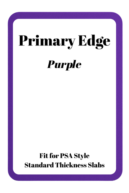 Primary Edge Solid Color PSA Slab Bumper – Protective Silicone for Graded Cards