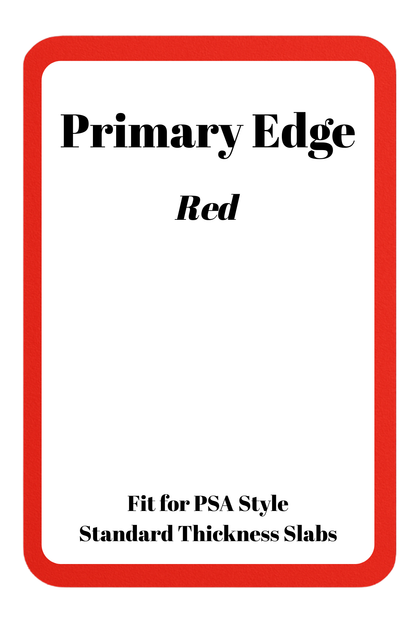 Primary Edge Solid Color PSA Slab Bumper – Protective Silicone for Graded Cards