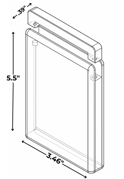 SGC-Style Graded Card Display Case Acrylic Magnetic Holder Titan Display SGC-Style Graded Card Display Case Acrylic Magnetic Holder Titan Display