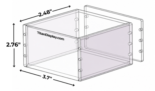 Traded Set Acrylic Display Box – Stackable Showcase for “Traded” Style Boxes