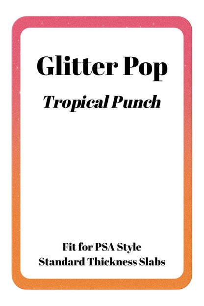 Glitter Pop Silicone PSA Slab Bumper – Sparkle Protection for Graded Cards