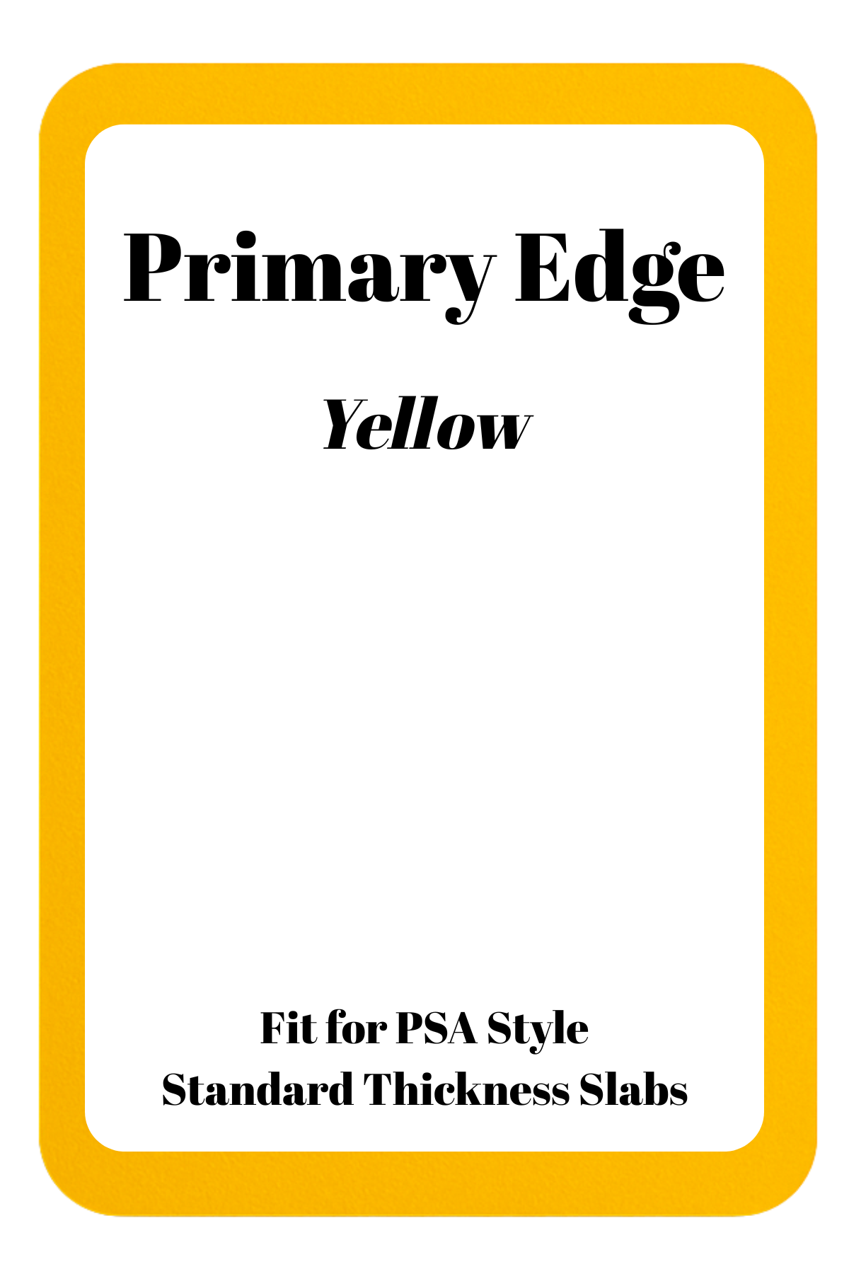 Primary Edge Solid Color PSA Slab Bumper – Protective Silicone for Graded Cards