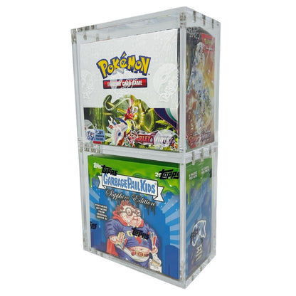 Booster/Sapphire Acrylic Display Box Stackable Showcase for Pokmon Titan Display Booster/Sapphire Acrylic Display Box Stackable Showcase for Pokmon Titan Display