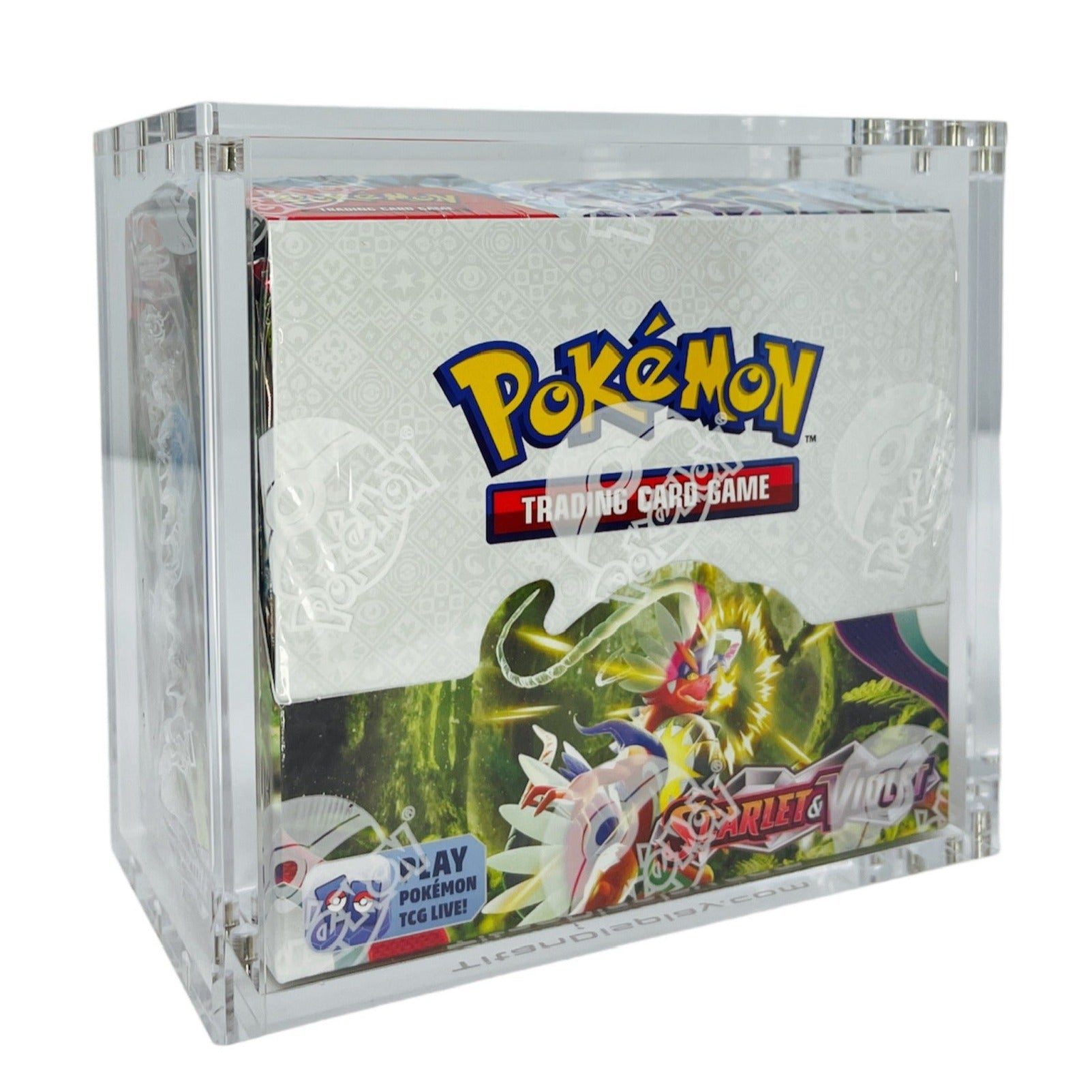 Booster/Sapphire Acrylic Display Box – Stackable Showcase for Pokémon – Titan Display